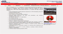 Desktop Screenshot of jafatech.com