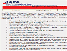 Tablet Screenshot of jafatech.com